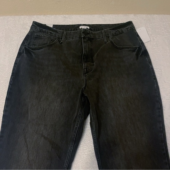 NWT Good American Good 90's Icon Straight Leg Jeans in Black Women's 16 - Picture 10 of 12